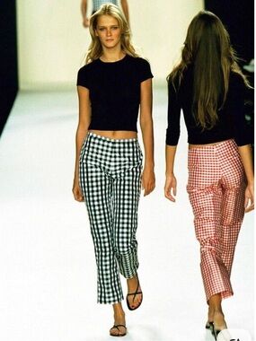 Ralph Lauren Golf Cropped Gingham Pants. Size: 6. Excellent condition